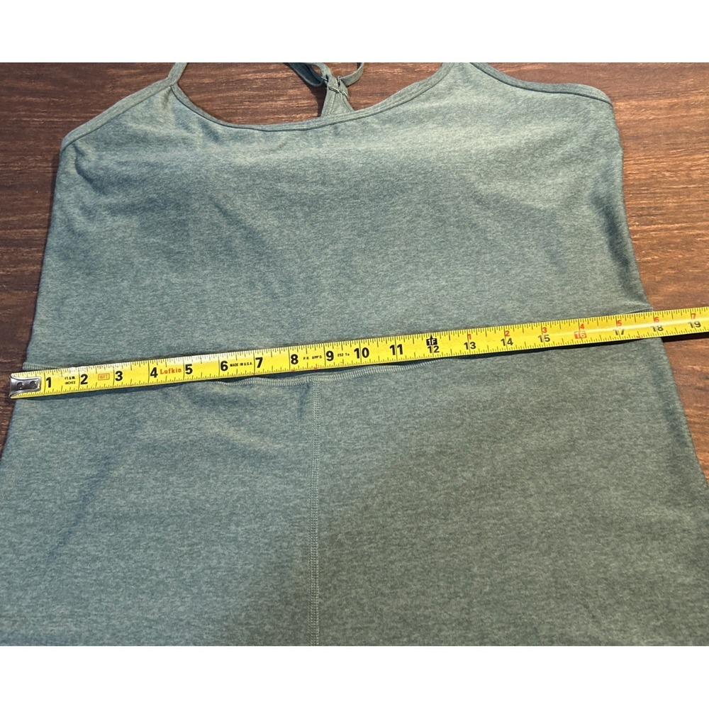 Old Navy Cloud + Go Dry Activewear Romper XL Green Built in Bra Remove Padding - Picture 4 of 8